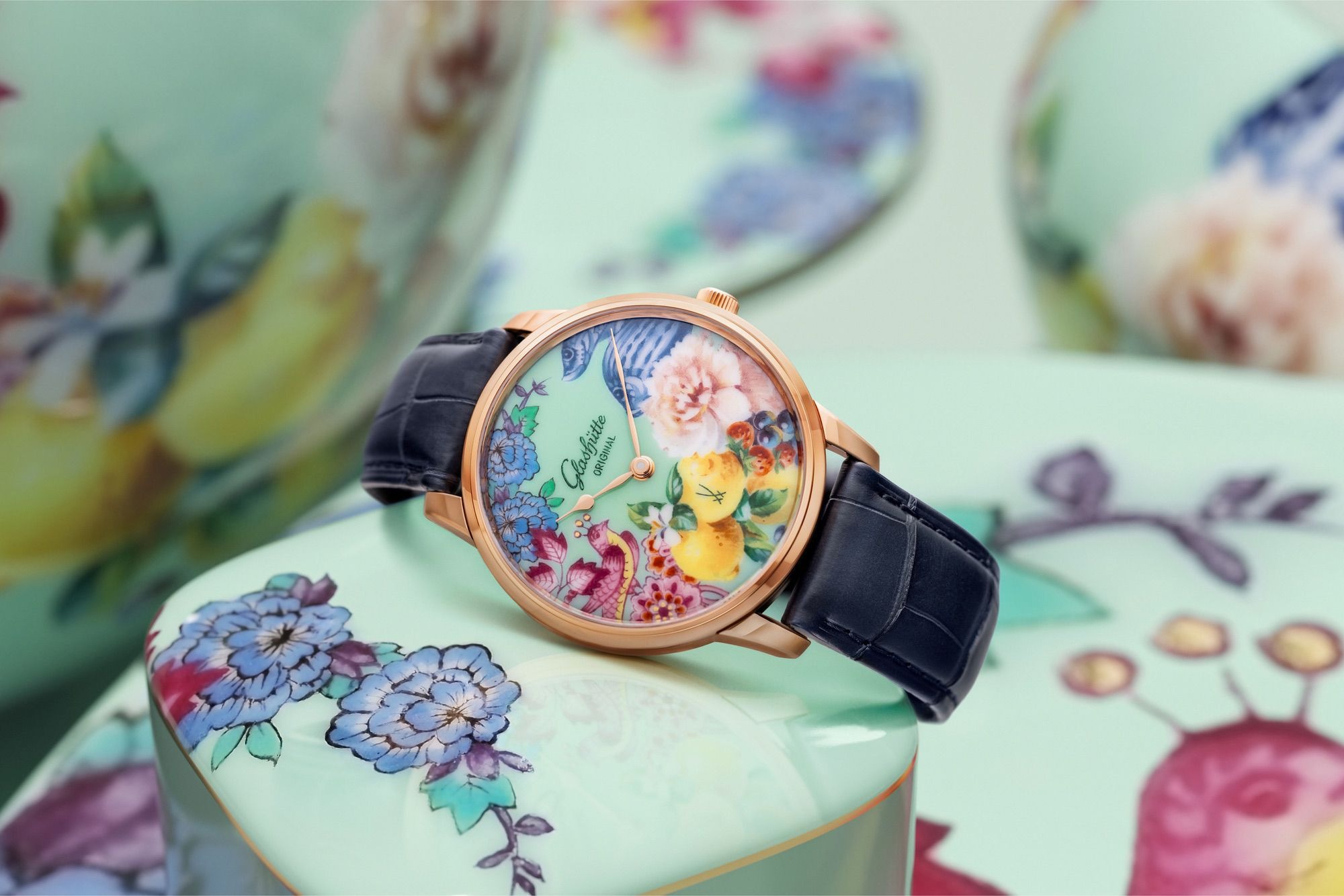 Glashütte Original X Meissen Porcelain Dial