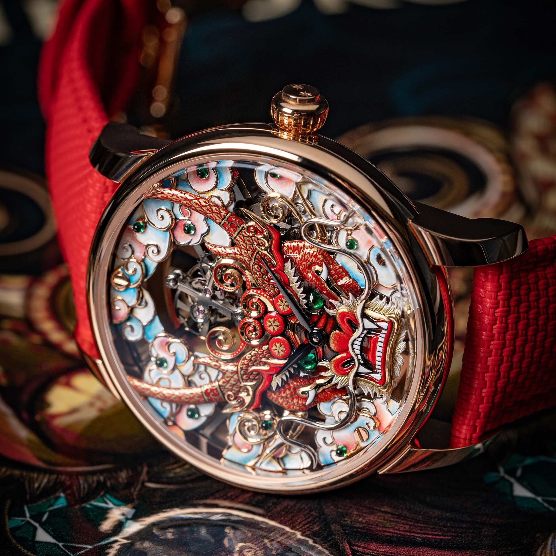 Jaquet Droz Tourbillon Skelet “Red Gold Dragon Mask”