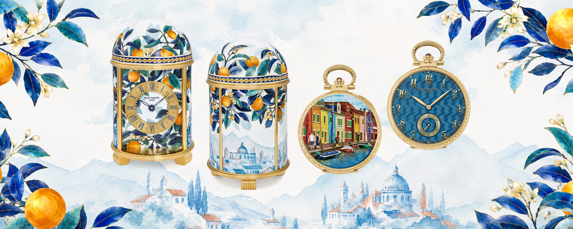 Patek Philippe<br> <i>Cảnh Sắc Italy Trong Sắc Men Geneva</I>